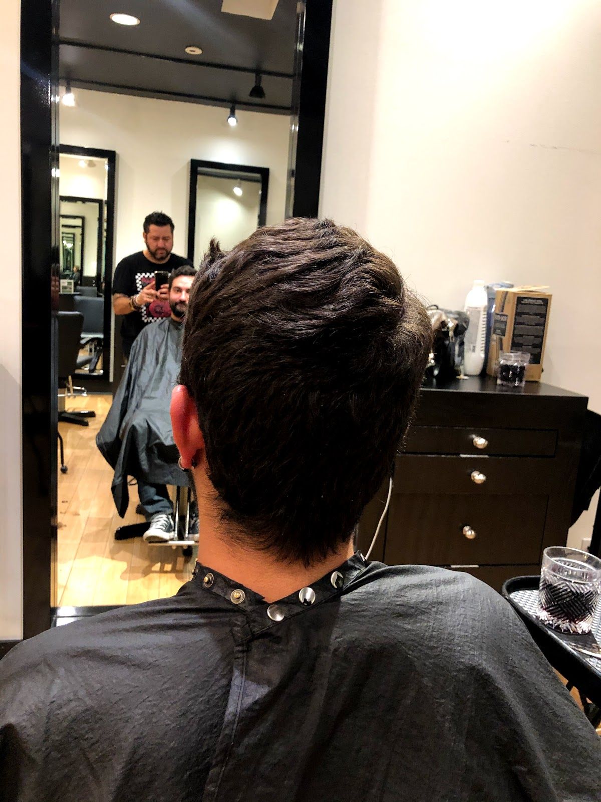 Men's haircut by Louis Tafolla